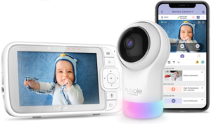 מוניטור לתינוק Hubble מצלמת WIFI + מסך 5 אינץ +NURSERY PAL GLOW