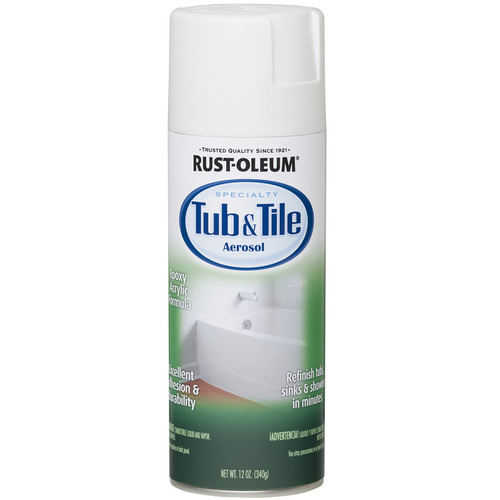 ספריי צבע לחידוש אמבטיות / כיורים 340 גרם RUST-OLEUM TUB & TILE
