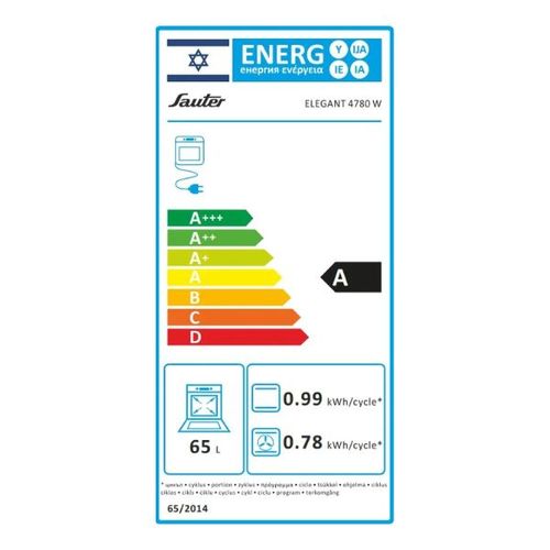 תנור משולב Sauter ELEGANT 4780W לבן