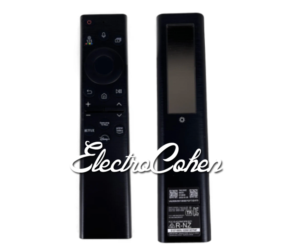 שלט מקורי לטלוויזיה חכמה סמסונג SAMSUNG SMART TV BN59-01385A סולארי וטעינת TYPE C
