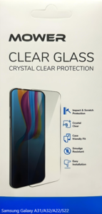 מגן זכוכית Mower Clear, ל- Samsung Galaxy A31/A32/A22/S22