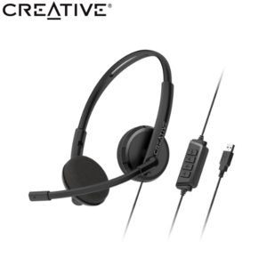 אוזניות קשת Creative USB HS-220, עם מיקרופון
