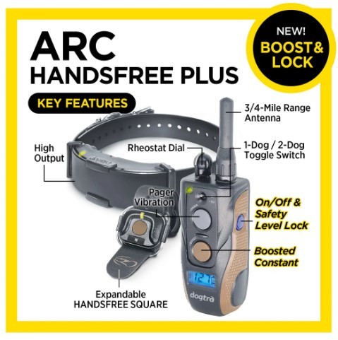 דוגטרה קולר אילוף Arc 800 Free Plus לכלבים 