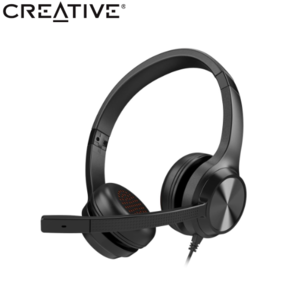 אוזניות קשת Creative HS-CHAT-USB, עם מיקרופון