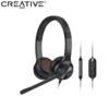 אוזניות קשת Creative HS-CHAT-USB, עם מיקרופון