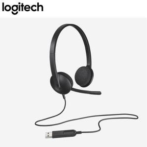 אוזניות קשת Logitech USB Headset H340, עם מיקרופון