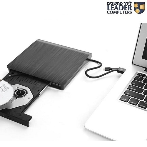 כונן צורב די.וי.די./ סי.די חיצוני עם חיבורים  External DVD-RW /CD Drive | Type-c / USB3.0