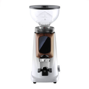 מטחנת קפה מקצועית פיורנזטו Fiorenzato Grinder AllGround Classic White w/ Walnut