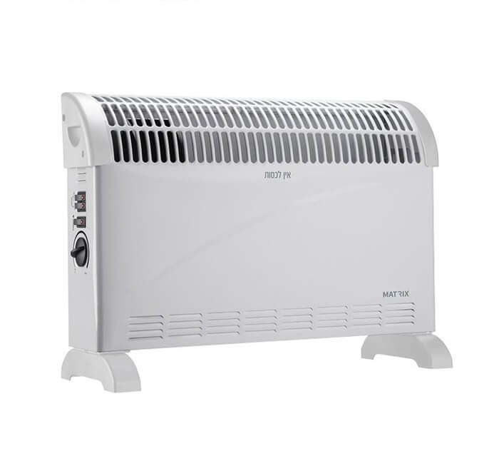 קונווקטור רצפתי לבן 2,000W טורבו