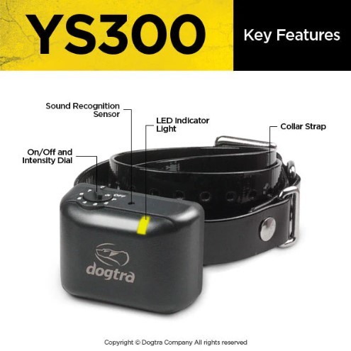 דוגטרה קולר נביחות YS300 לכלבים קטנים