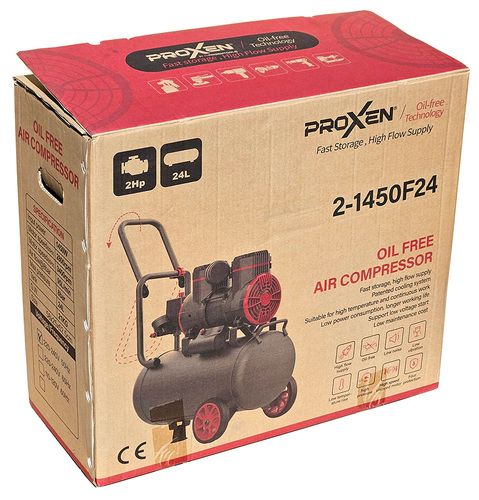 מדחס אוויר ללא שמן 24 ליטר PROXEN