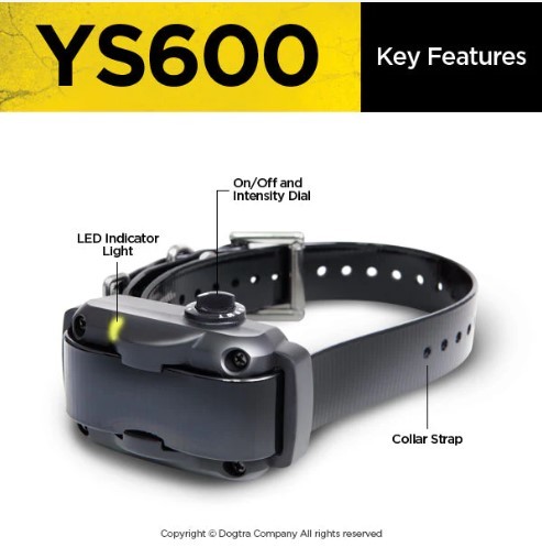 דוגטרה קולר נביחות YS600 לכלבים בינוניים-גדולים