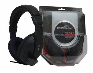 אוזניות עם מיקרופון Silver Line HS-66V