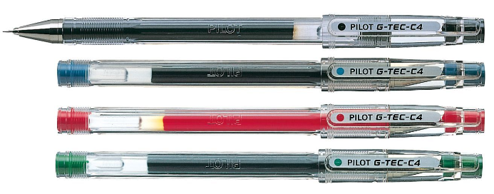 עט רולר ראש סיכה 0.4 מ"מ -PILOT G-TEC-C4