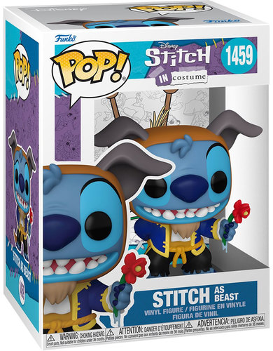 בובת פופ דיסני: סטיץ' - סטיץ' כהחיה - Funko POP! Disney: Stitch - Stitch As Beast #1459