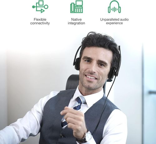 מערכת ראש (אוזניות) Yealink YHS34 B