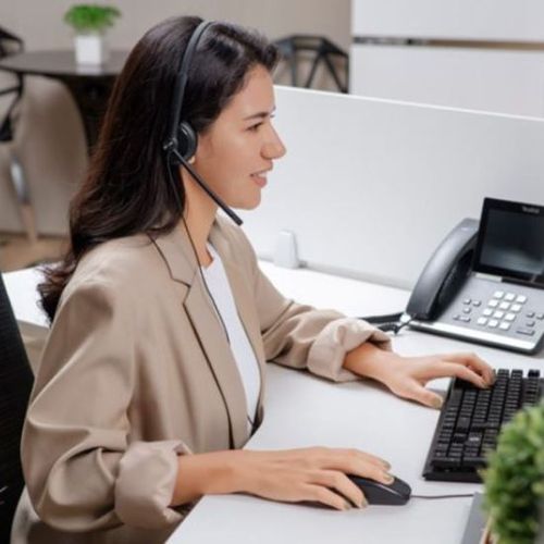 מערכת ראש (אוזניות) Yealink YHS34 B