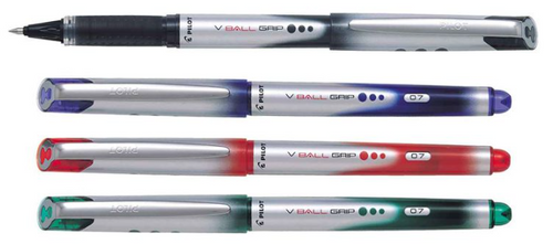  עט רולר פיילוט גריפ PILOT V-Ball Grip עובי 0.7