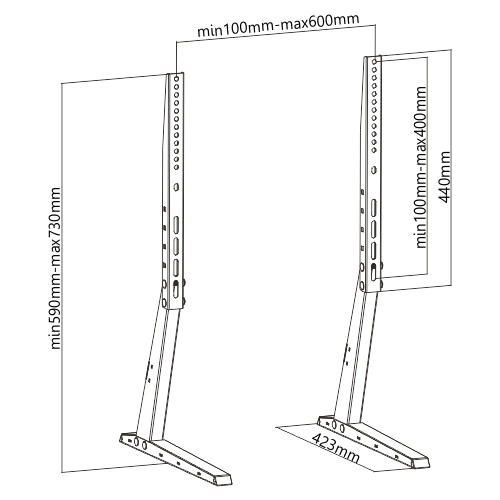 מעמד שולחני למסך LDT03-09L LUMI