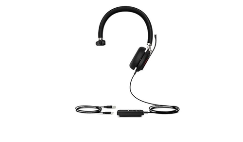 מערכת ראש (אוזניות) Yealink UH38 Mono UC -W/O BAT 