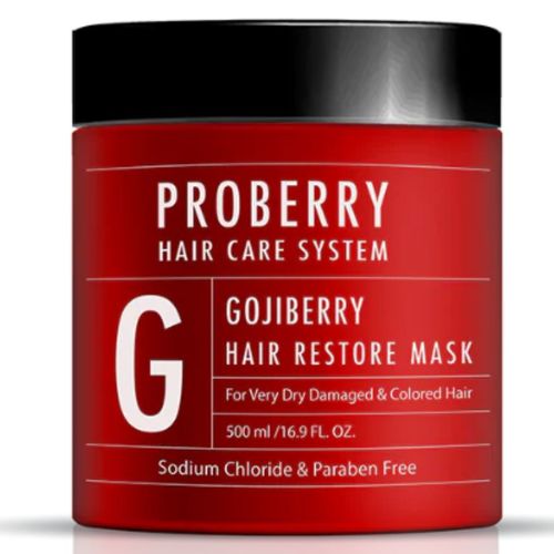 מסכת שיקום לשיער PROBERRY לשיער יבש, צבוע ופגום במיוחד 500 מ