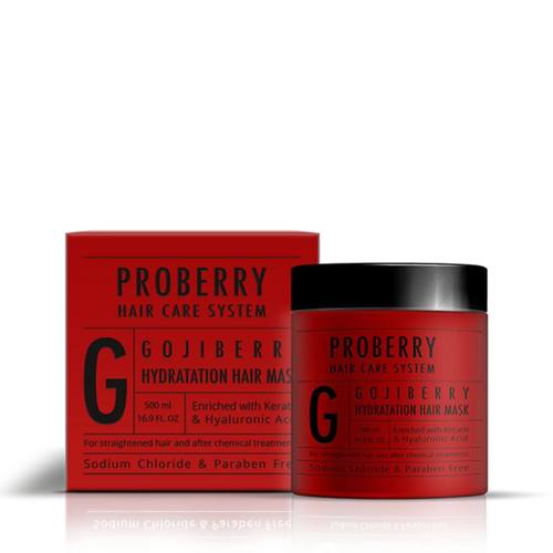 מסכה לשיער PROBERRY לשיער מוחלק 500 מ