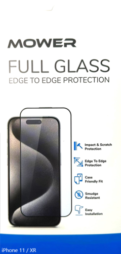 מגן זכוכית Mower Full Glass ל - iPhone 11 / XR