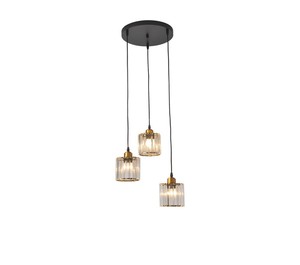3 תלוי עתיק על בסיס E27 3X60W