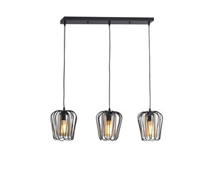 3 תלוי עתיק על בסיס E27 3X60W