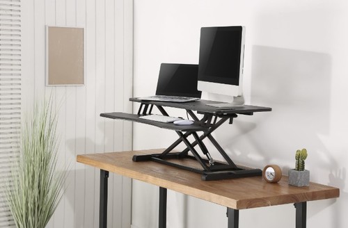 מעמד מחשב מתרומם עם מדף למקלדת Lumi DWS28-02N