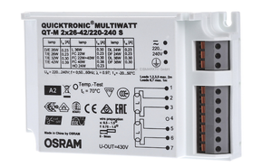משנק אלקטרוני לנורות PL 2X18W Osram