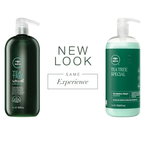 שמפו מנטה עץ התה לניקוי יסודי והמרצה של הקרקפת והשיער 1000 מ