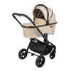 עגלת תינוק סיילו פלטיניום 2024 CIELO Platinum - שלדה שחורה\ריפוד שנהב\עור שחור ספורטליין