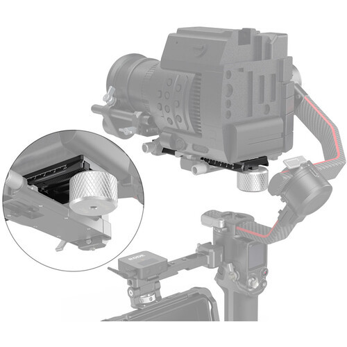 SmallRig Extended 3031B Quick Release Plate for DJI RS 2 / Ronin-S / RS 3 / RS 3 Pro 
