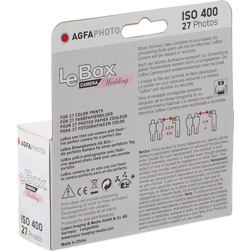 מצלמה חד פעמית AGFA LE BOX Wedding