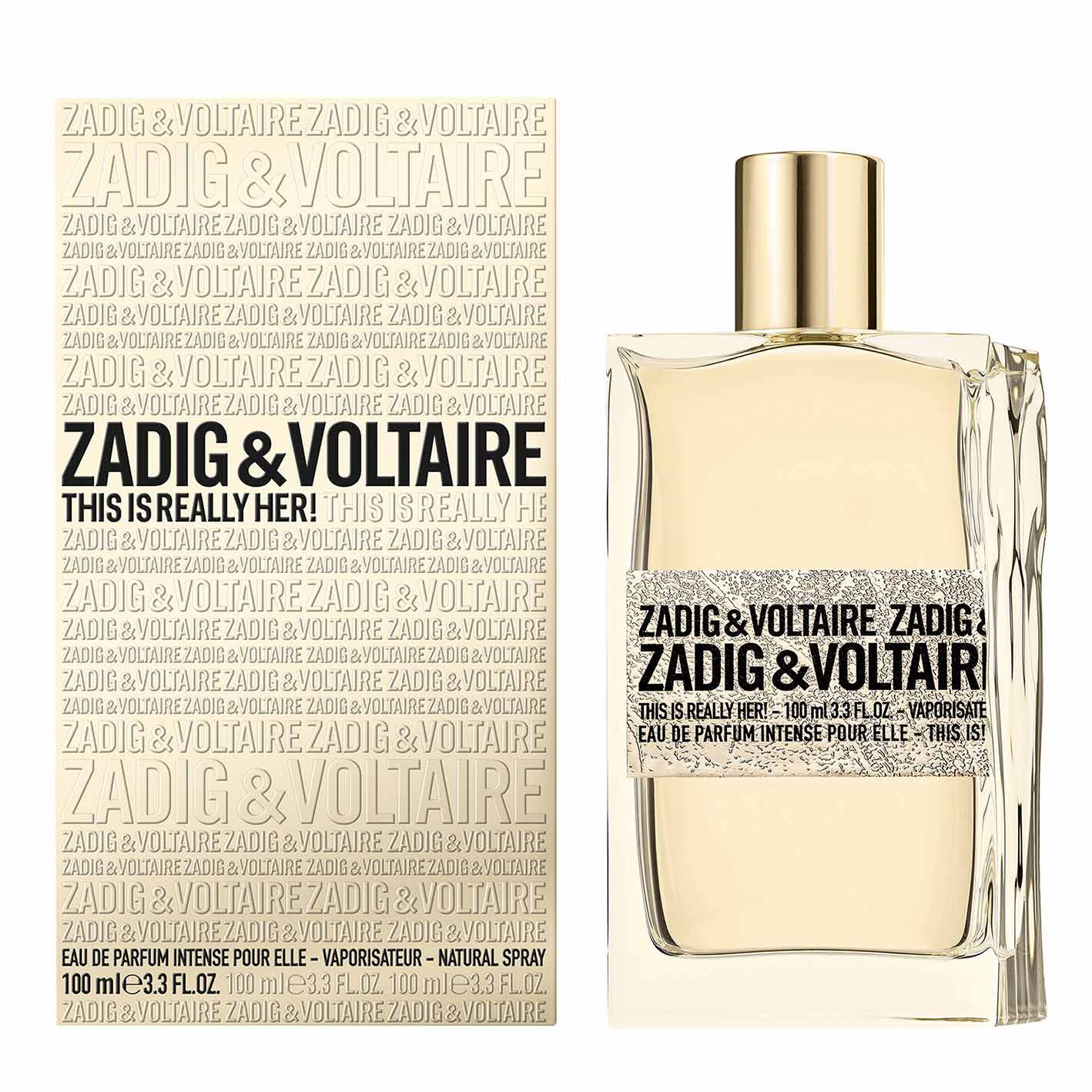 בושם לאישה זאדיג אנד וולטר ZADIG & VOLTAIRE THIS IS REALLY HER 100 ML E.D.P INTENSE 