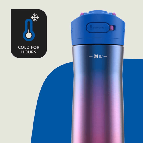 בקבוק מתכת ASHLAND CHILL 2.0 אדום אומברה 720 מ