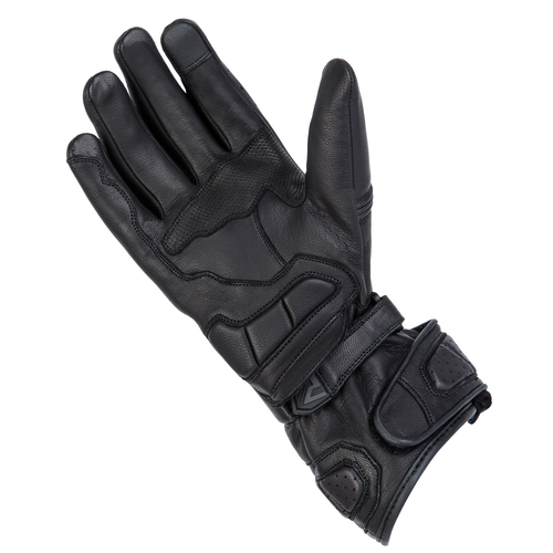 כפפות עור רבל הורן שחור - REBELHORN HIKE II GLOVES