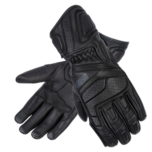 כפפות עור רבל הורן שחור - REBELHORN HIKE II GLOVES