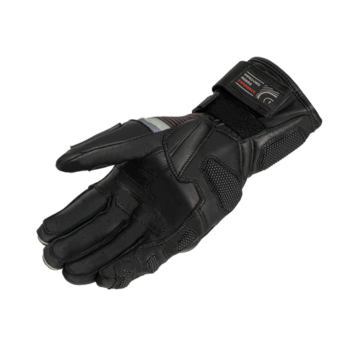 כפפות עור רבל הורן שחור / אפור - REBELHORN RANGE GLOVES