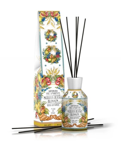 מפיץ ריח לבית  Rudy Profumi Sicilian Orange Blossom Room diffuser with sticks 250 ml  
