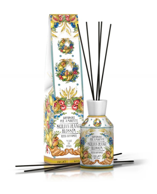 מפיץ ריח לבית  Rudy Profumi Sicilian Orange Blossom Room diffuser with sticks 250 ml  