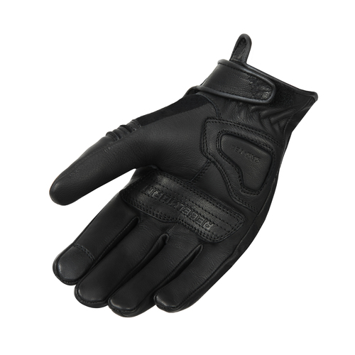 כפפות עור רבל הורן שחור - REBELHORN THUG II GLOVES