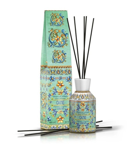 מפיץ ריח לבית  Rudy Profumi Capri Iris Room diffuser with sticks 250 ml  