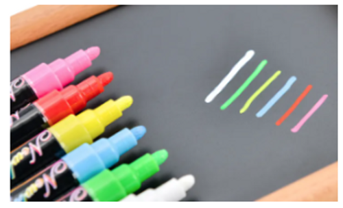 סט 8 טושים ללוח מחיק בצבעי FLUO LIQUID CHALK