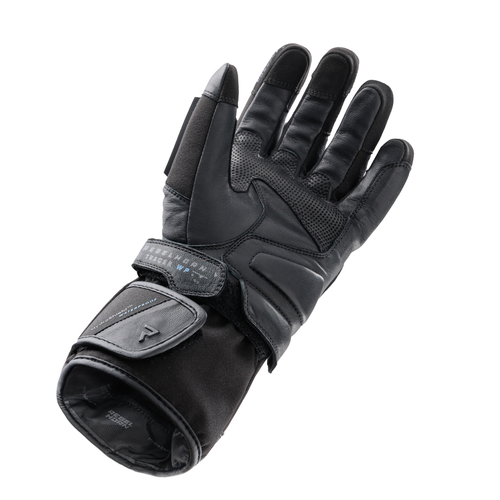 כפפות חורף מעור רבל הורן שחור - REBELHORN TRACER WP GLOVES