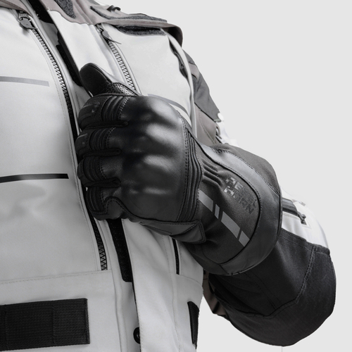 כפפות חורף מעור רבל הורן שחור - REBELHORN TRACER WP GLOVES