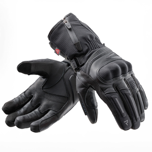כפפות חורף מחממות מעור רבל הורן שחור - REBELHORN SUMMIT WP GLOVES