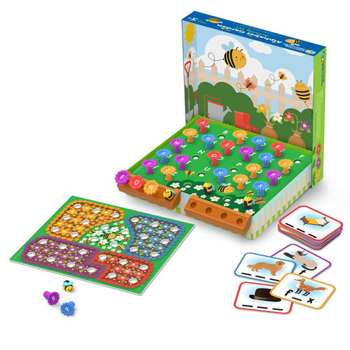 ערכת פעילות גינת האותיות באנגלית (45 חלקים)