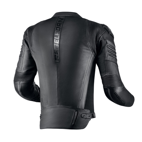 מעיל עור רבל הורן שחור - REBELHORN VANDAL LEATHER JACKET